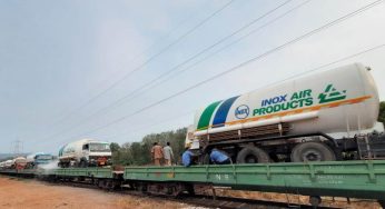 Railway Transports Oxygen Through RORO Service