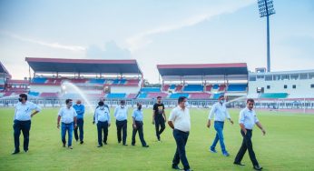 Delegation from West Bengal visits Kalinga Stadium