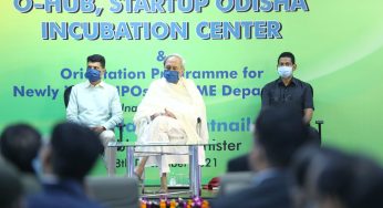 CM Naveen Patnaik Launches ‘O-Hub’ incubation centre in Bhubaneswar