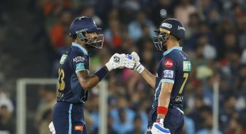 Gujarat Titans lifts the IPL 2022 Cup