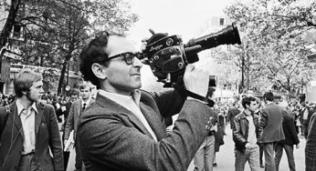 French film director jean-Luc Godard says adieu to the world