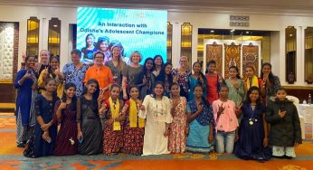 Adolescent girl champions from Odisha interact with international committee to End Child Marriage