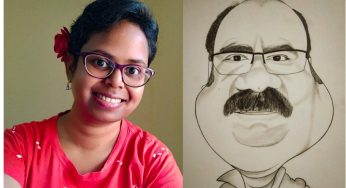 Neelima Nivedita, a female caricature artist from Odisha