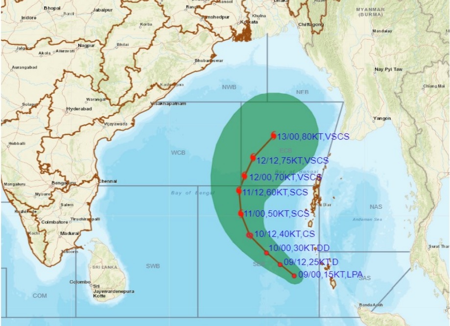 Low pressure intensifies into depression over BoB
