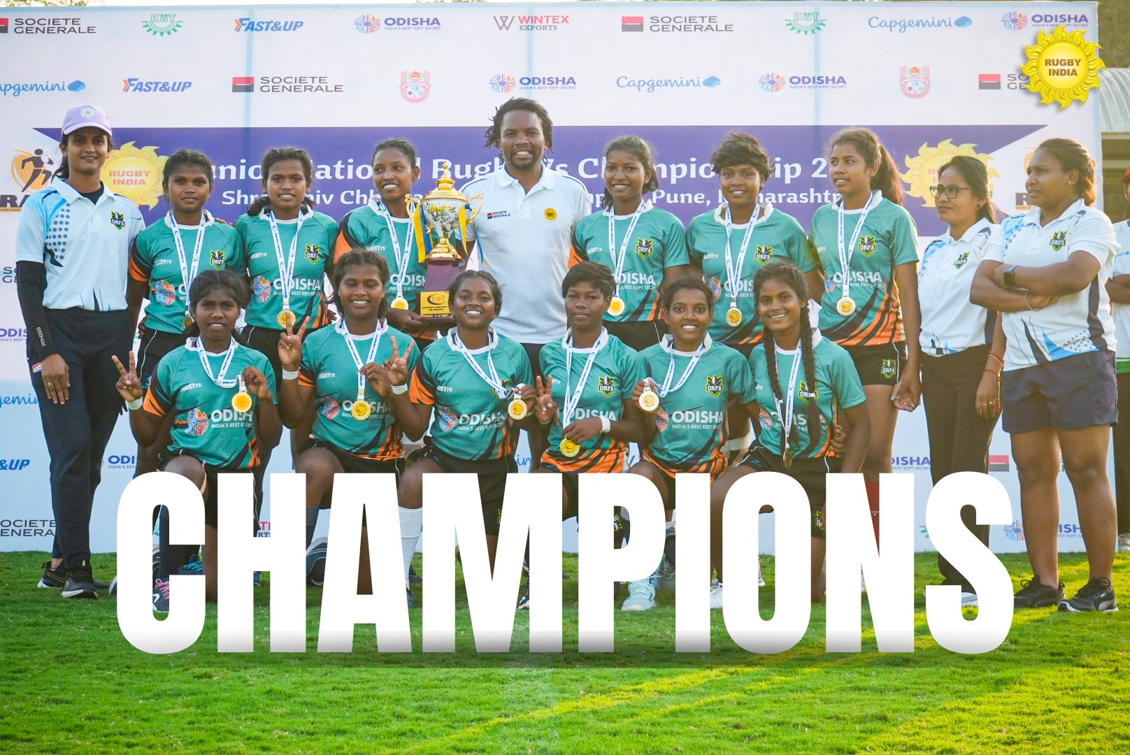 Odia girls shine again, wins Junior National Rugby 7s Championship 