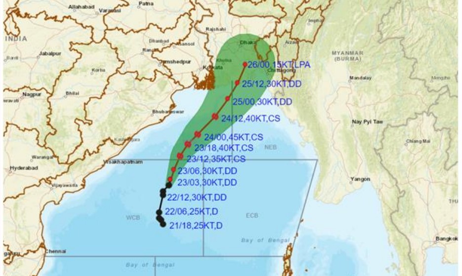 Cyclonic Storm ‘Hamoon’ Intensifies over BoB, IMD Issues Alert for Coastal Regions