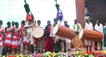Odisha Govt distributes Musical Instruments and costumes to tribal cultural troupes