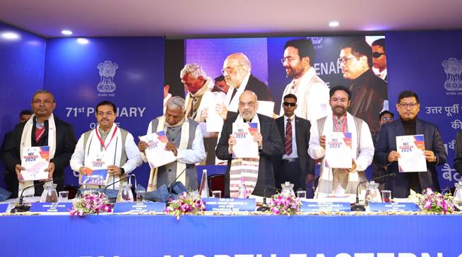 Amit Shah Addresses 71st Plenary Session of North Eastern Council in Shillong