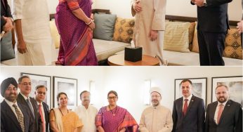 Union Minister Smriti Irani Engages in Bilateral Meetings on Haj Agreement Sidelines