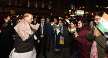 Raksha Mantri Shri Rajnath Singh Engages with Indian Community in London