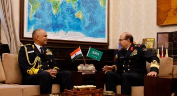 Admiral Fahad Abdullah S Al-Ghofaily, Chief of Staff Royal Saudi Naval Forces on Official Visit to India