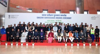 President of India Presents Swachh Survekshan Awards