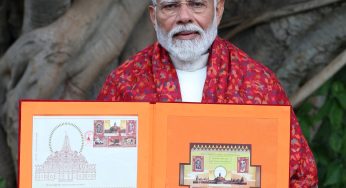 Prime Minister Narendra Modi Unveils Commemorative Stamps on Ayodhya’s Ram Temple