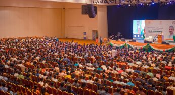 Indian External Affairs Minister Addresses Enthusiastic Community in Lagos, Nigeria