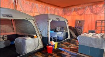 Mobile Hospitals set up deployed in Ayodhya for Pran Pratishtha Ceremony