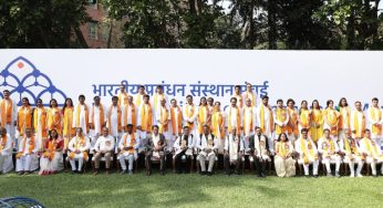 Union Minister Dharmendra Pradhan Attends IIM Mumbai’s 1st Convocation; Unveils New Logo and Hostel