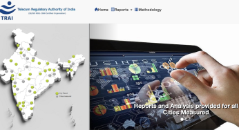 TRAI releases report on drive tests conducted at 20 locations to assess mobile network quality