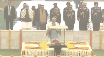 Prime Minister Narendra Modi Pays Homage to Mahatma Gandhi on His Death Anniversary