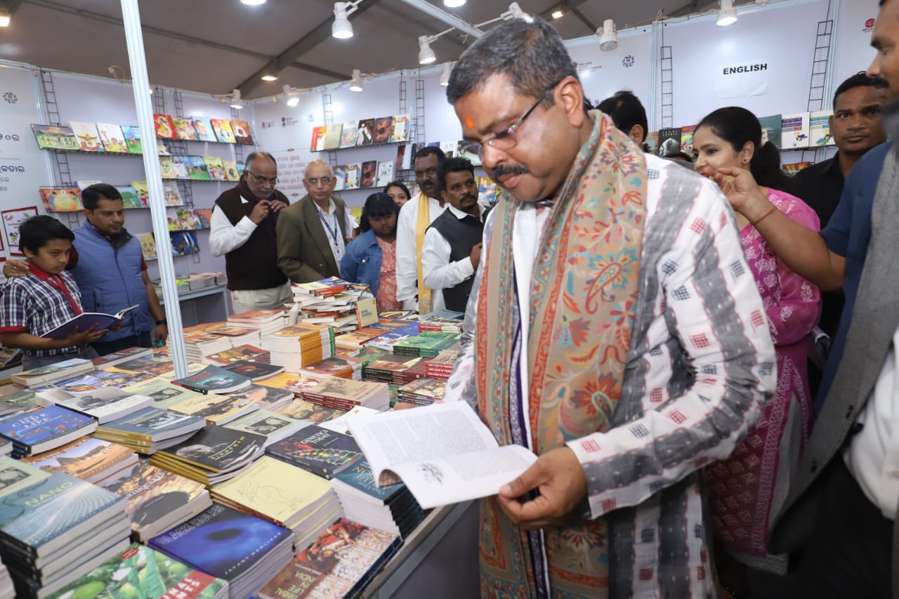 Dharmendra Pradhan Inaugurates Sambalpuri Book Fair
