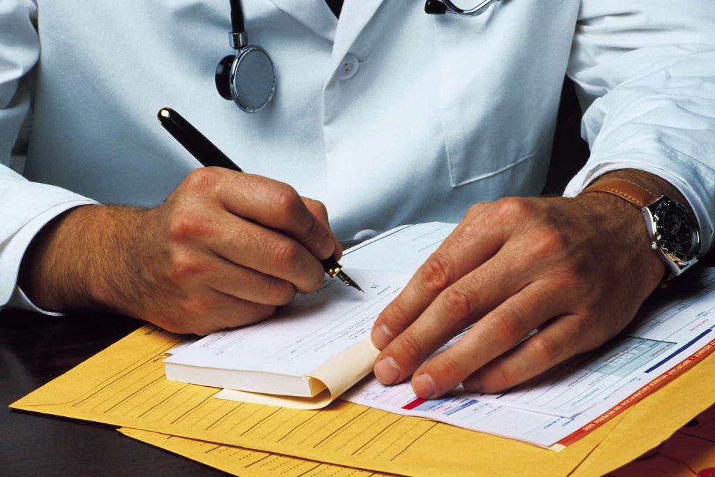 doctor's handwriting