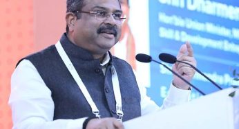Union Minister Dharmendra Pradhan attends special session on Developing Global Networks for Skill Development in Gandhinagar