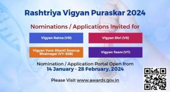 Government of India Announces Prestigious “Rashtriya Vigyan Puraskar” to Honor Excellence in Science, Technology, and Innovation
