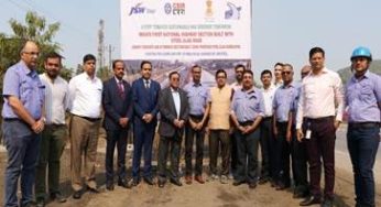 India’s First National Highway Steel Slag Road Section Inaugurated