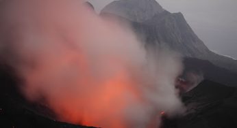 Volcano Erupts on Suwanosejima Island in Southwest Japan