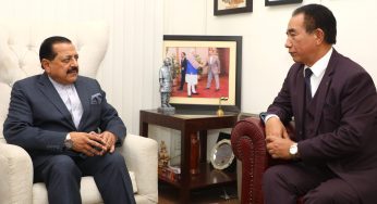 Mizoram Chief Minister Meets Union Minister Dr. Jitendra Singh to Discuss State Issues