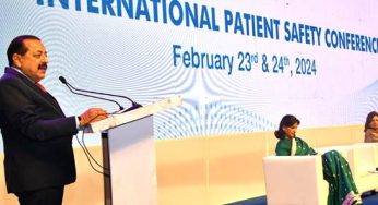 Artificial Intelligence Revolutionizing Clinical Medicine, Emphasizes Dr. Jitendra Singh at International Patient Safety Conference