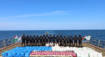 Indian Navy and Narcotics Control Bureau Achieve Major Success with Joint Maritime Operation