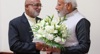 Prime Minister Narendra Modi Engages in Fruitful Meeting with Major Archbishop Raphael Thattil of Syro-Malabar Church