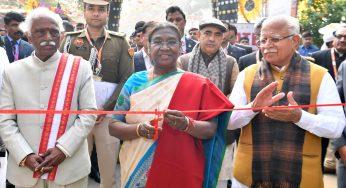 President Inaugurates 37th Surajkund International Crafts Mela Celebrating Cultural Diversity