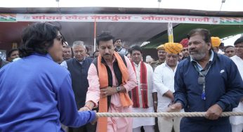 Prime Minister Narendra Modi Encourages Youth at Pali Saansad Khel Mahakumbh