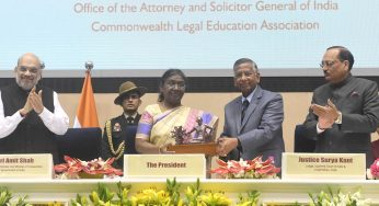 President Droupadi Murmu Addresses Commonwealth Legal Education Association Conference on Cross-Border Justice Challenges