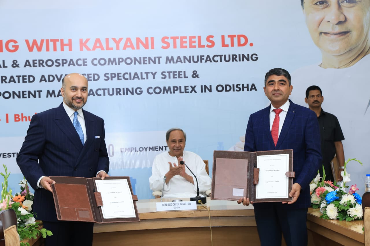 Kalyani Steel Signs MoU with Odisha Govt for Titanium Metal & Aerospace Components Manufacturing Complex