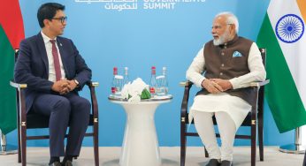 PM Modi Holds First Meeting with Madagascar President Andry Rajoelina at World Governments Summit