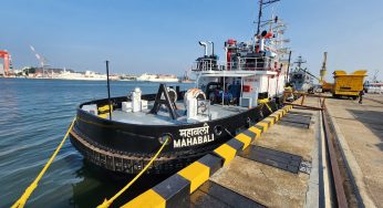 Indian Navy Receives Indigenous 25T Bollard Pull Tug “Mahabali”