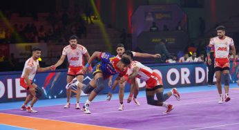UP Yoddhas Suffer Defeat Against Gujarat Giants in Pro Kabaddi League Clash