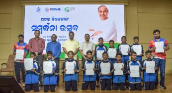 Odisha Sports Minister Felicitates Young Athletes for Outstanding Achievements