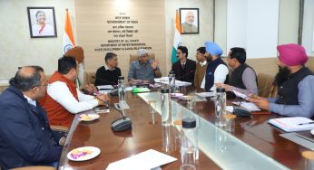 Union Minister Chairs Meeting on Rehabilitation of Ferozpur Feeder for Water Supply to Rajasthan
