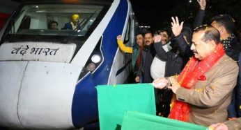 Union Minister Dr Jitendra Singh Flags Off Vande Bharat Express Stops in Udhampur and Kathua
