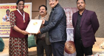 PT Usha Honored with ‘Lifetime Achievement’ Award by SJFI and DSJA