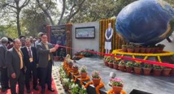 Union Minister Kiren Rijiju Unveils MoES Selfie Point, a Stunning Earth Globe Selfie Spot