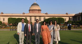 Supreme Court Judges and Chief Justice Visit Amrit Udyan at Rashtrapati Bhavan