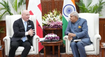 Denmark Parliamentary Delegation Calls on Vice President of India; Strengthens Bilateral Ties with India on 75th Diplomatic Anniversary
