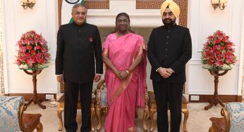 Newly Appointed Election Commissioners Meet President Murmu 