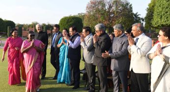 Delhi High Court Justices Visit Rashtrapati Bhavan’s Amrit Udyan