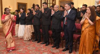 President Emphasizes Key Role of Naval Officers in National Security During Meeting at Rashtrapati Bhavan