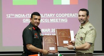 India and Italy Strengthen Defence Ties in the 12th Military Cooperation Group Meeting